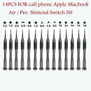Professional Maintenance Screwdriver Y0.6 Y1.5 Y2.0 Pentalobe 0.8 T2 Bits Screwdrivers Set P5 FOR NS Apple Macbook Air