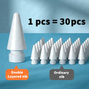 Pencil Tips For Apple Pencil 1st 2nd Generation Double Layer 2B & HB & Thin Tip For Apple Pencil Nib, Enough For 4 Years of Use