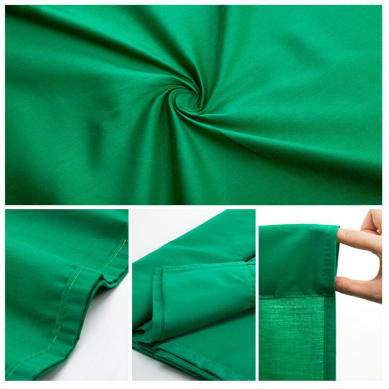 Photography Backdrops Green Screen Chromakey Shooting Background Cloth Polyester Cotton Photo Studio Blue White Black 3X1/2/4/6M