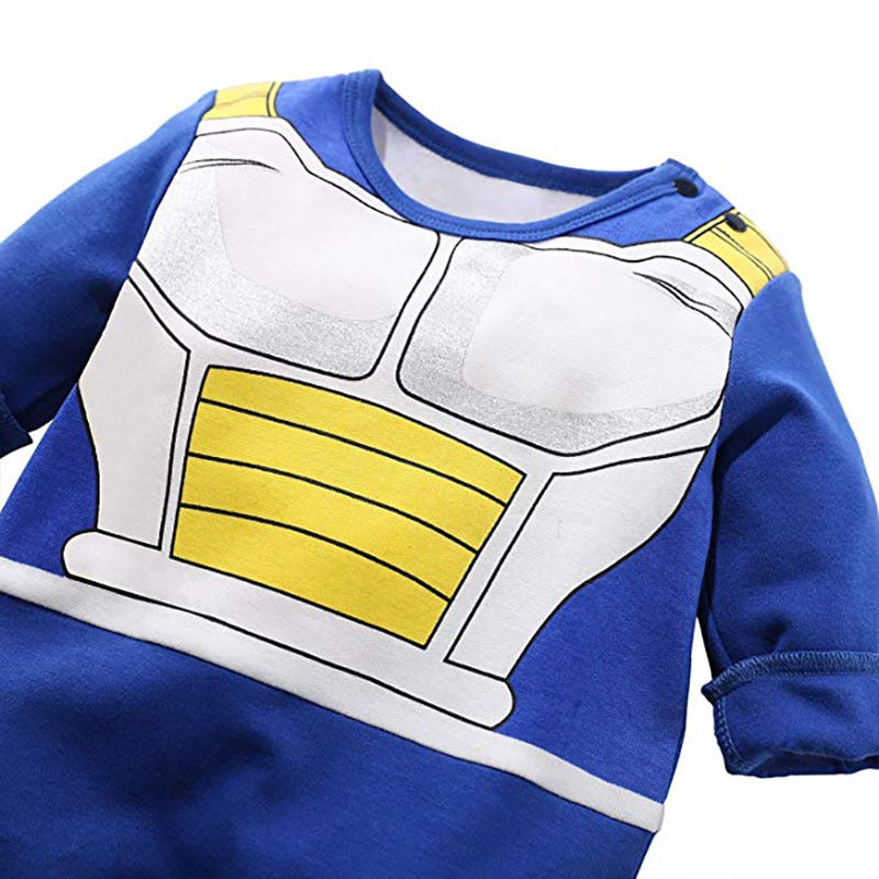 Newborn Baby Boy Clothes Romper 100% Cotton Dragon DBZ Halloween Costume Infant Jumpsuits Long Sleeve New born Overalls