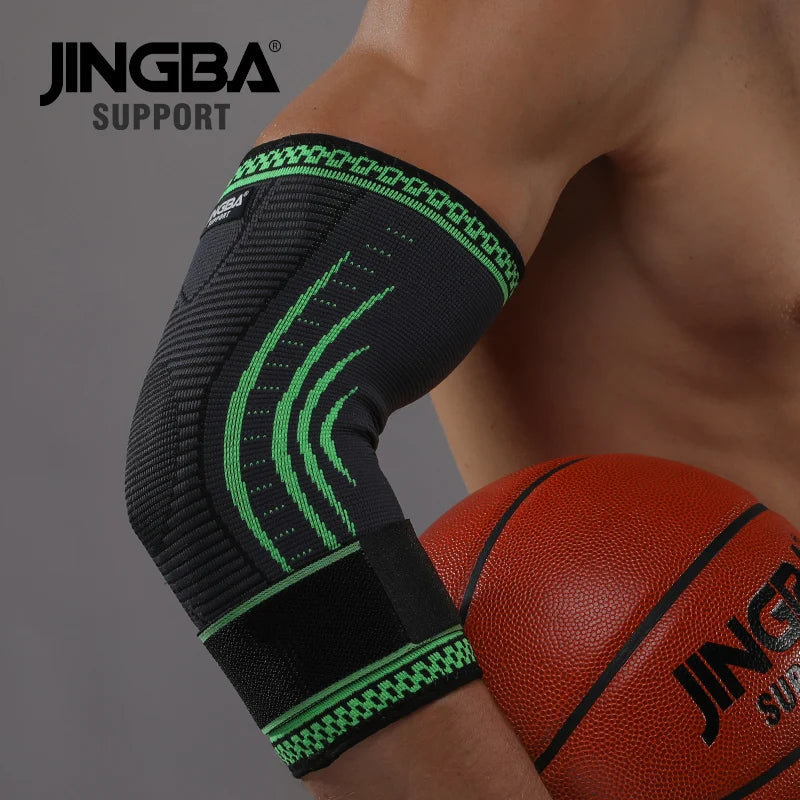 JINGBA SUPPORT 1PCS Football Ankle support+Basketball knee Pad Elbow brace support protector +Wristband boxing hand wrap Support