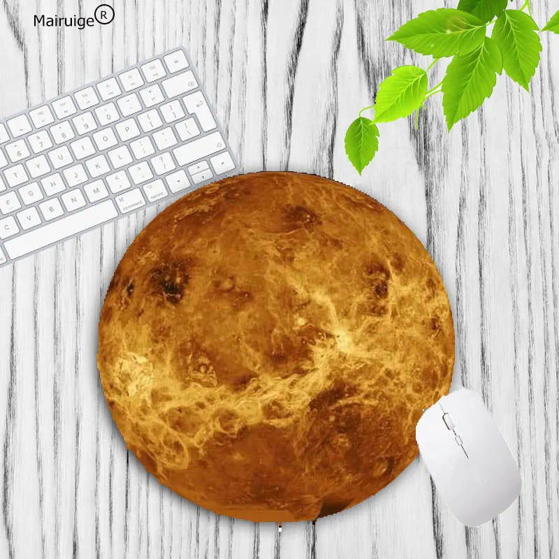 XGZ Big Promotion Earth Gamer Speed Mice Retail Small Rubber Mousepad Round Mouse Pad 200X200X2MM Size Table Mat Keyboard Player