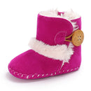 Cute Autumn Winter Infants Shoes Baby Girl Boy Bow Knot Baby Boots Casual Sneakers Non-slip Soft Soled Walking Shoes