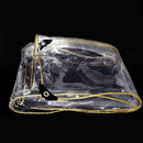 0.32MM Outdoor Tarpaulin Garden Balcony PVC Rainproof Cloth Door Window Transparent Plastic Cloth Tent Waterproof Tarpaulin
