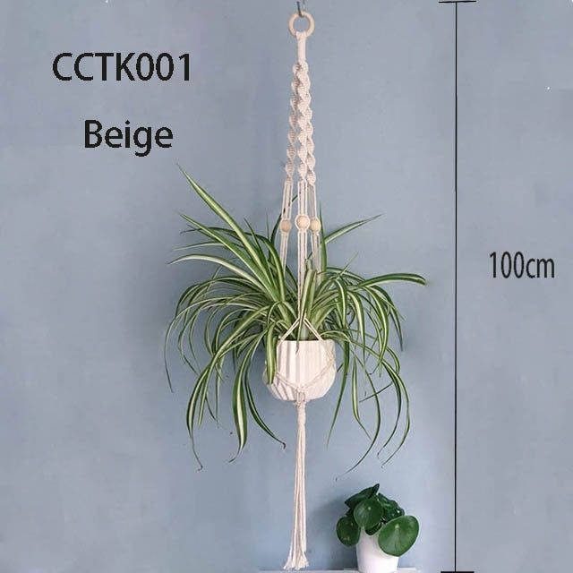 New arrival macrame plant hanger macrame pot hanger macrame plant pot tray plant holder