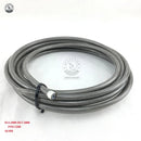 5m/lot AN3 Motorcycle braided Stainless Steel nylon BRAKE LINE HOSE FLUID HYDRAULIC Precise hose Gas Oil Fuel Line Hose