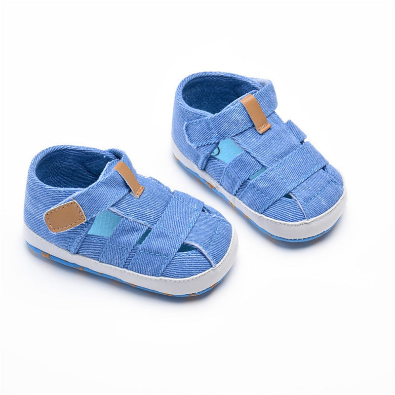 Baby Canvas Sandal For Baby Boys Girls Spring Summer Soft Bottom Anti-Slip Pre-Walker 2021 New First Walker Infant Toddler