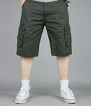 Cargo Shorts Men Summer Casual Mulit-Pocket Shorts 2023 Men Joggers Shorts Trousers Men Breathable Big Tall 42 44 46 Large Size
