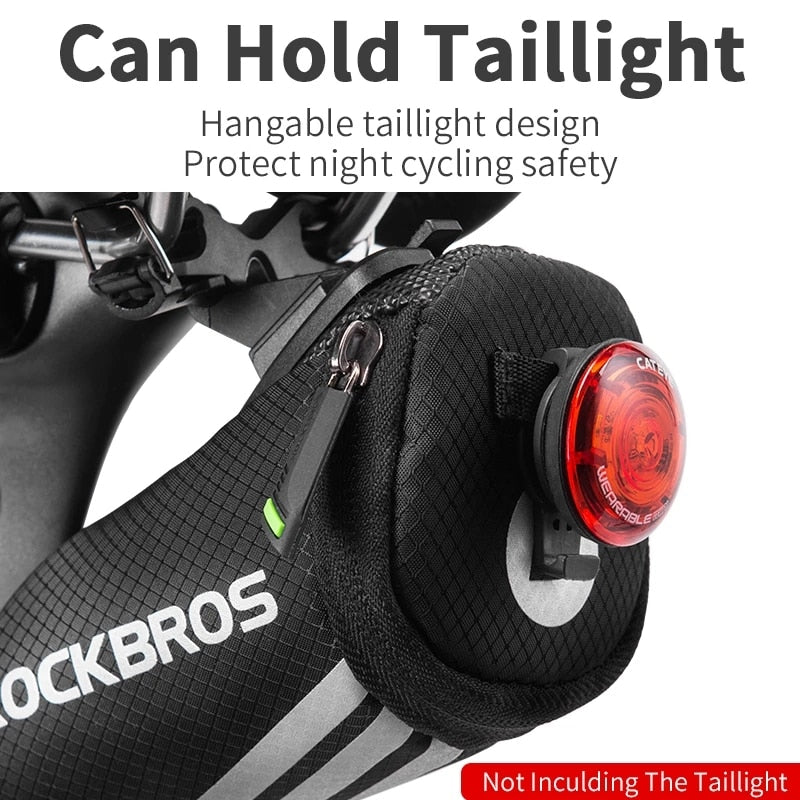 ROCKBROS Saddle Bag Bicycle Mini Seat Bag Cycling Y-Series Strap On Wedge Packs MTB Rode Bike Tool Kits Rear Seat Pack Bags