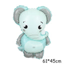 Cute Animal Foil Balloons Rabbit Fox Helium Balloon Happy Birthday Party Decorations Inflatable Baby Shower Children's day  Toys