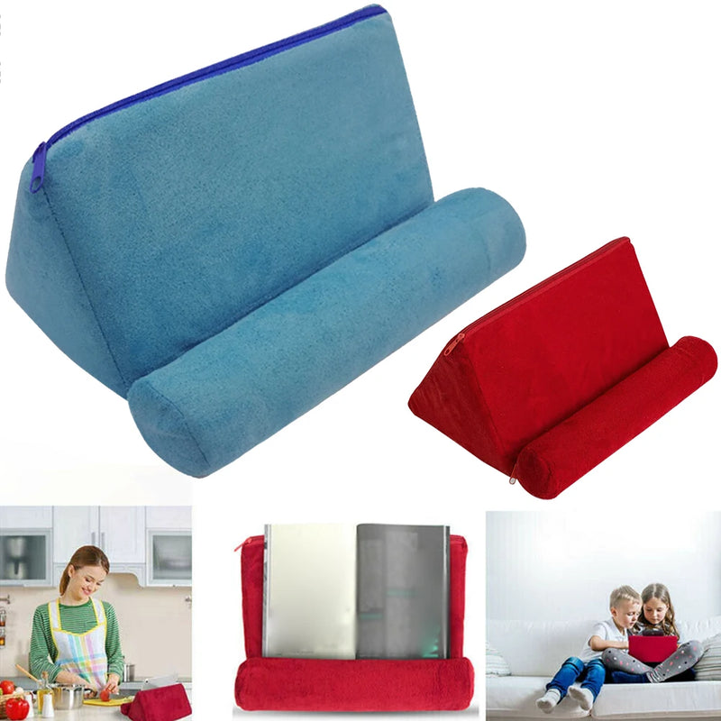 Tablet Holder Bed Sponge Office Portable Mobilephone Rest Foldable Book Reading Cushion Soft Car Support Pillow Stand