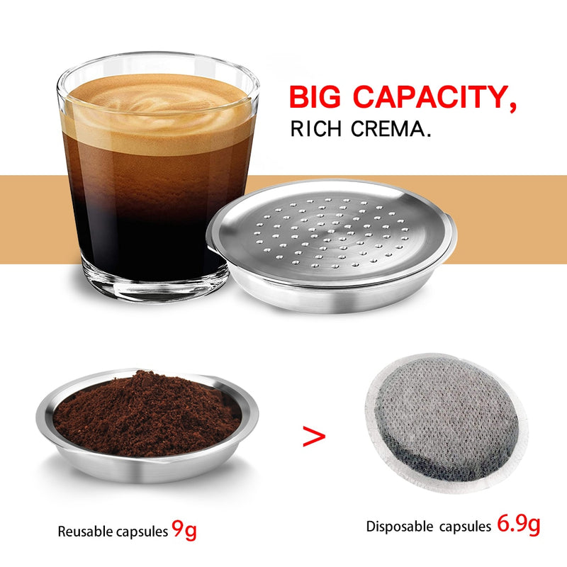 ICafilas For Philips Senseo Coffee Capsule caps coffee machine Stainless Steel Coffee Filter Tools hard capsules