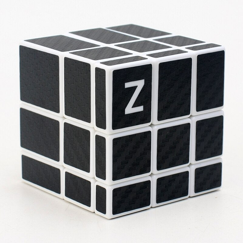 New ZCUBE 3x3 Mirror Cube Magic With Carbon Fiber sticker Educational Cubo magico Toys as a gift children kids maze educational