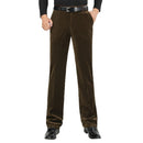 Autumn Men Classic Corduroy Formal Suit Pants Male Slim Fit Business Fashion Trousers Casual Big Size Men's Wedding Dress 3XMR37
