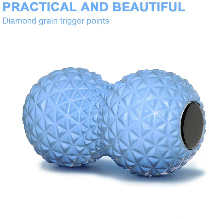 EVA Peanut Massage Ball Double Lacrosse Massage Ball Mobility Ball for Physical Therapy Deep Tissue Massage Tool Back Hand Foot