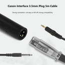 Professional Condenser Microphone Interview Recording Vlog Live Mic Super-cardioid for Canon Nikon Sony DSLR Camera Camcorder