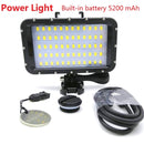 Waterproof LED Underwater Light Diving Lamp +Battery For GoPro Hero 9 8 7 5 Session4 Xiaomi Yi Mijia 4K SJCAM SJ89 EKEN H9 Power