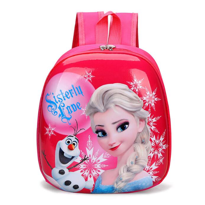 Disney Children bag for school shell princess backpack children kindergarten cartoon schoolbag girl boy backpack Frozen Elsa