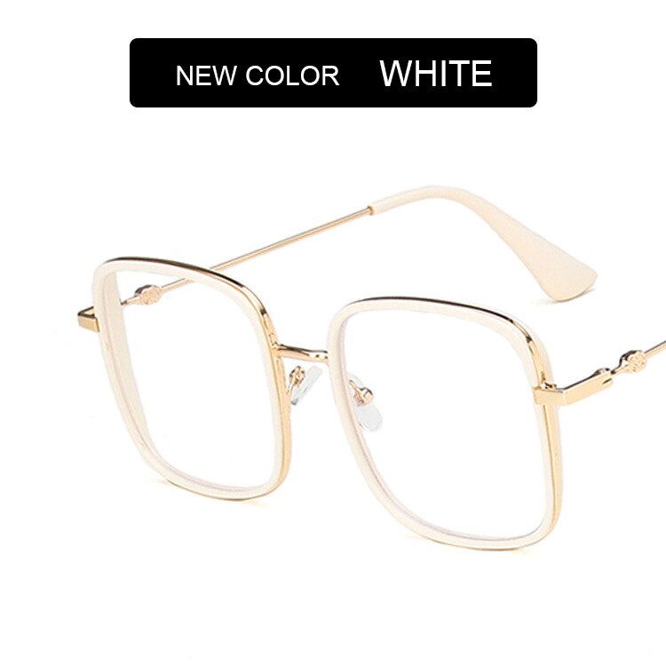 UVLAIK Transparent Computer Glasses Frame Women Men Anti Blue Light Round Eyewear Blocking Glasses Optical Spectacle Eyeglass