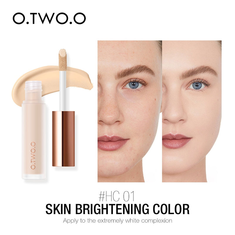 O.TWO.O Face Concealer Makeup Full Coverage Tattoo Dark Circles Modify Skin Tone Waterproof Long Lasting Liquid Concealer