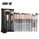 MAANGE Pro 12/20pcs Makeup Brushes Set with Bag Powder EyeShadow Blending Eyeliner Eyelash Lip Portable Brush Set For Make up