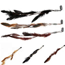 2024 New Fashionable Boho Feather Headband Wig Beaded Feather Headdress Handmade Hair Clip Girl Hair Accessories High Quality