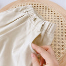 MILANCEL 2023 Kids Pants Solid Boys Pants Fashion ChildrenTrousers Brief Kids Jeans