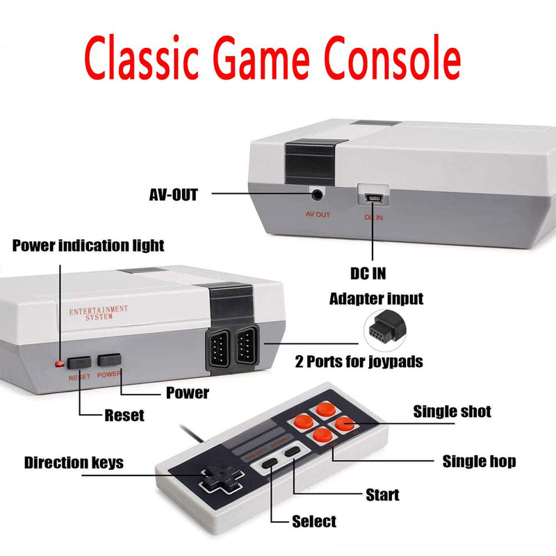 Mini TV Video Game Built in 620 Classic Games Console Handheld Player AV Output Children Video Gaming Consoles Retro Toys  Gifts