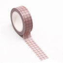 NEW 10pcs/lot Decorative Pale Pink Grid Washi Tapes Paper DIY Scrapbooking Planner Adhesive Masking Tapes Kawaii Stationery