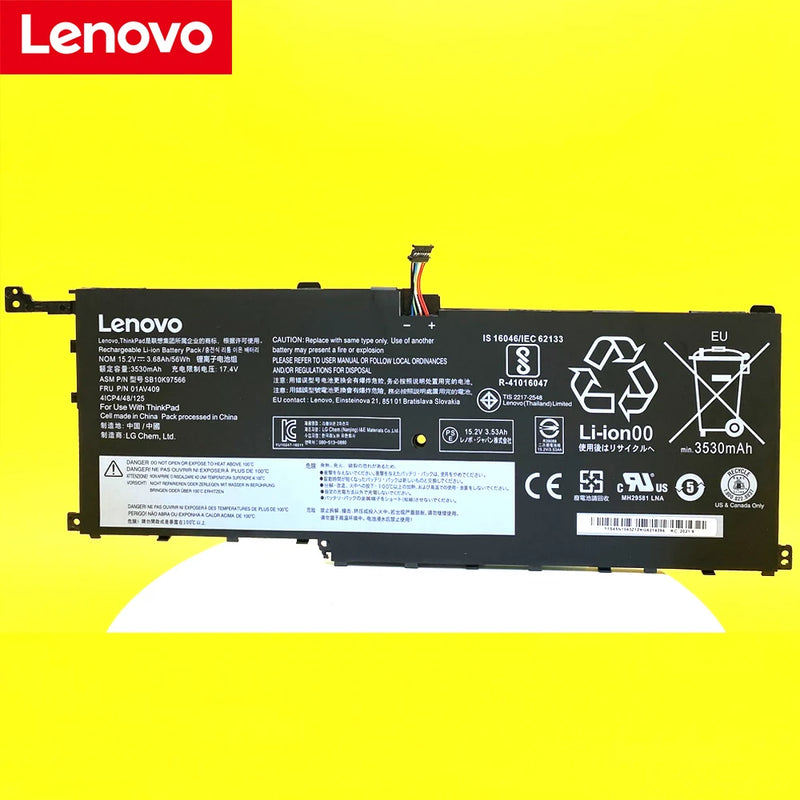 NEW Original 00HW029 SB10F46467 For Lenovo ThinkPad X1 Carbon Gen 4 ( 2016 )Yoga X1 2nd Gen Laptop Battery 01AV409 20FB-005XUS