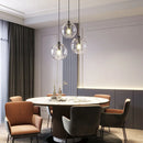 Modern Glass Pendant Lights Gold Black Hanging Lamps For Ceiling Dining Table Bedroom Dining Room Glass Ball Pendant Lighting