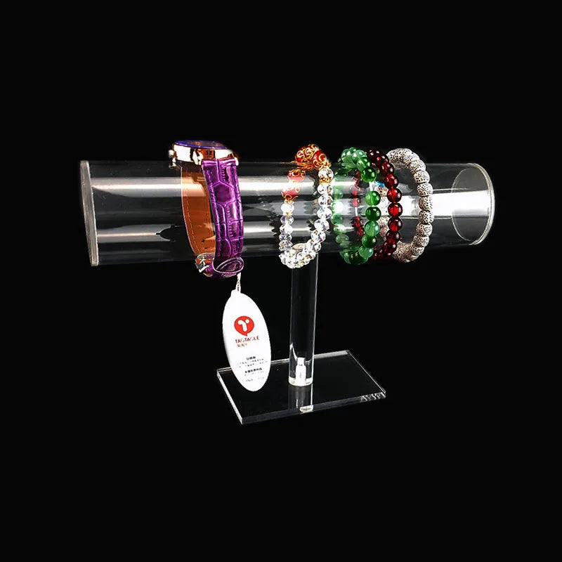 Acrylic bracelet holders watch holder jewellery display stand jewelry juwellery  organizer for head rope showcase T bar