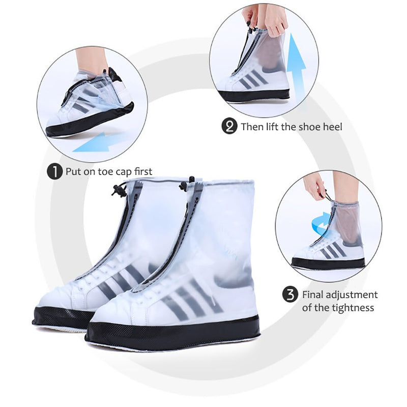 Reusable Waterproof Overshoes Shoe Covers Shoes Protector Men&Women's&Children Rain Cover for Shoes Accessories