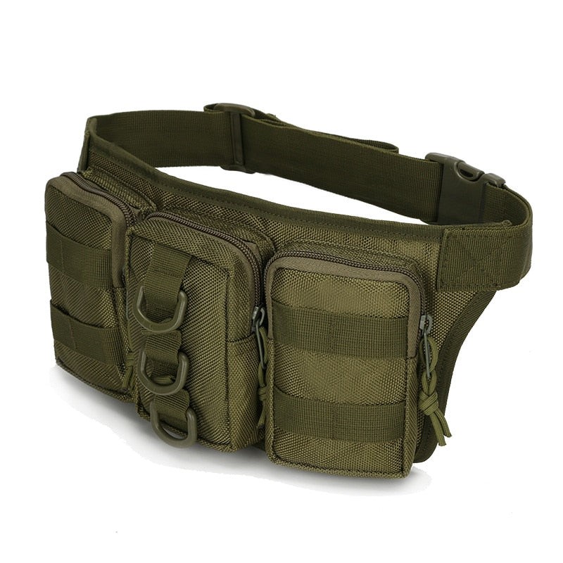 Waterproof Molle Military Men Tactical Waist Bag Outdoor Sports Hiking Hunting Riding Army Pouch Bags Climbing Belt Bag