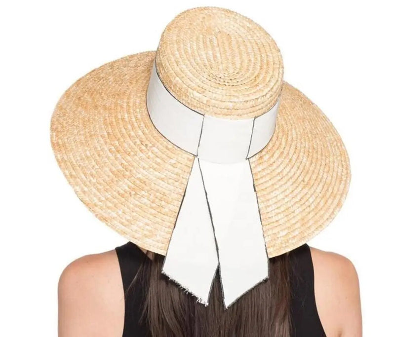 01907-HH7221 handmade straw Simple ribbon lady sun  cap women leisure holiday beach hat