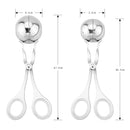 LMETJMA Meat Baller Stainless Steel Stuffed Meat Ball Maker None-Stick Meat Fish Meat Ball Maker Kitchen Meat Tools KC0298