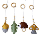 1Set Nordic Style Baby Gym Play Nursery Sensory Ring-pull Toy Wooden Frame Infant Room Toddler Clothes Rack Gift Kids Decor