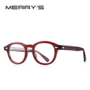 MERRYS DESIGN Classic Acetate Glasses Frame For Men Women Fashion Myopia Prescription Glasses Frames Optical Eyewear S2546