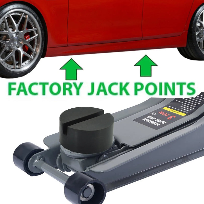 Floor Slotted Car Rubber Jack Pad Frame Protector Guard Adapter Jacking Disk Tool Pinch Weld Side Lifting Disk For Opel Hyundai