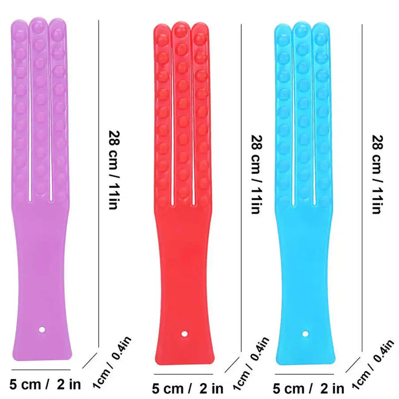 3 Finger Scatter Pat Massage Pat Massage Stick Meridians Massage Pat Health Care Knock Body Hammer Tapping Back Massage Stick