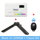 Ulanzi VL120 RGB Camera Light with Diffuser 2500-9000K CRI 95+ 3100mAh LED Video Light Panel for Camera Phone Photography Lights