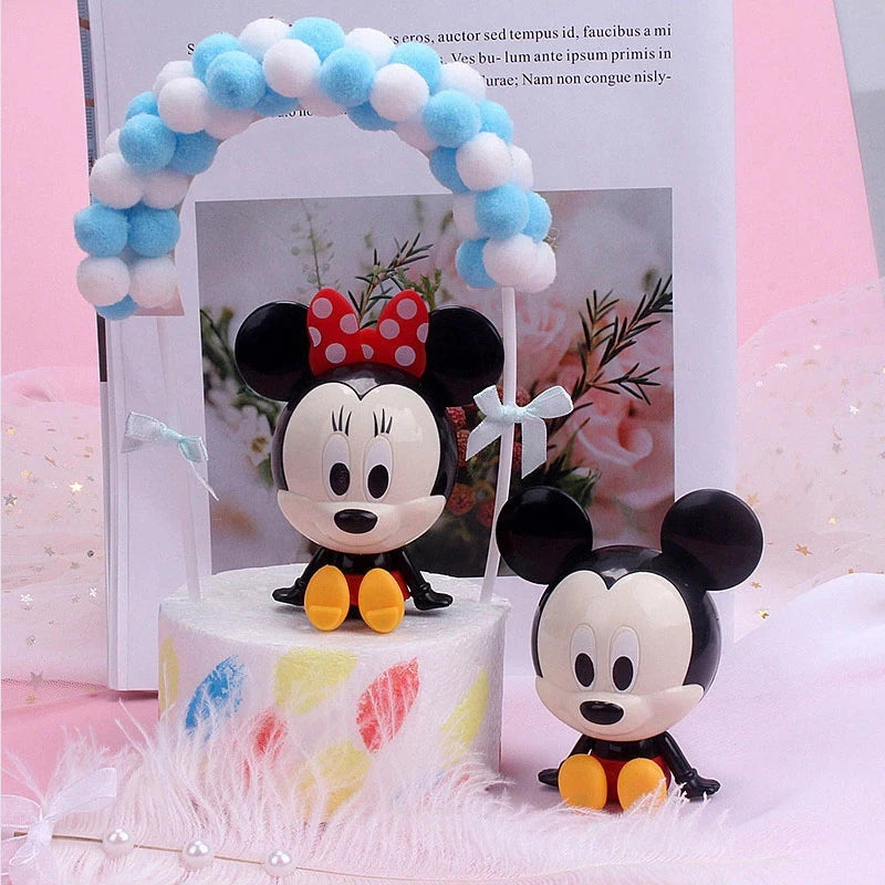 Disney Mickey mouse Minnie Baking Cake Decoration  Cake Topper Baby Birthday Party Ornaments Decoration Supplies  Birthday Gift