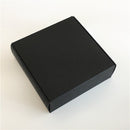 24Pcs Black Cardboard Packaging Boxes  Jewelry  Boxes Multiple Sizes Aircraft Gift Box Black Handmade Soap Packaging Boxes