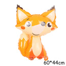 Cute Animal Foil Balloons Rabbit Fox Helium Balloon Happy Birthday Party Decorations Inflatable Baby Shower Children's day  Toys