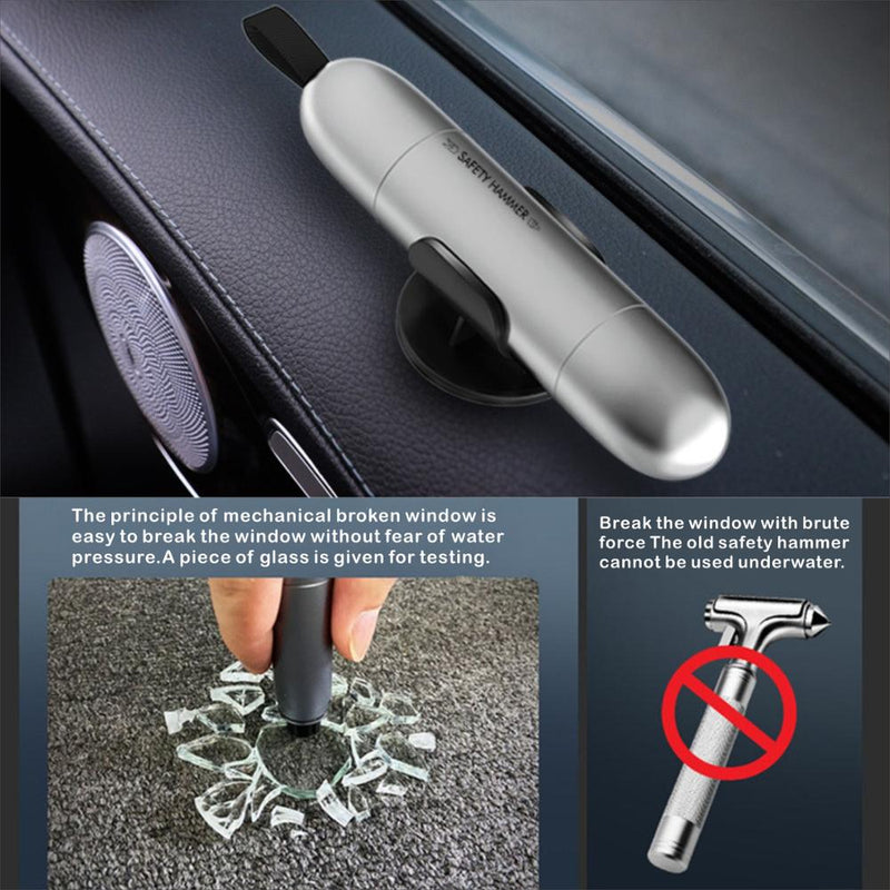 Car Window Glass Breaker Cutter For Seat Belt Safety Hammer Life-Saving Escape Hammer Cutting Knife Escape Portable Blade Tool