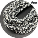 400pcs/Lot 3/4/5/6mm 16inch Round Slice Clay Beads Spacer Beads Polymer Clay Beads For Jewelry Making DIY Handmade Accessories