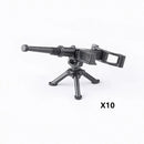 WW2 Military Weapon Building Blocks Maxine U.S. M1919A4 Heavy Machine Guns Japanese Army Figure Accessories Educational Toy C237