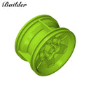 Little Builder 18450/ 56908 Wheel Tyre 81.6x44mm Technological Automobile Building Block DIY Assembly MOC Compatible Toys 1pcs