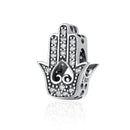 BAMOER Silver Charm Collection 925 Sterling Silver Dazzling CZ Beads fit Bracelets & Bangles Jewelry