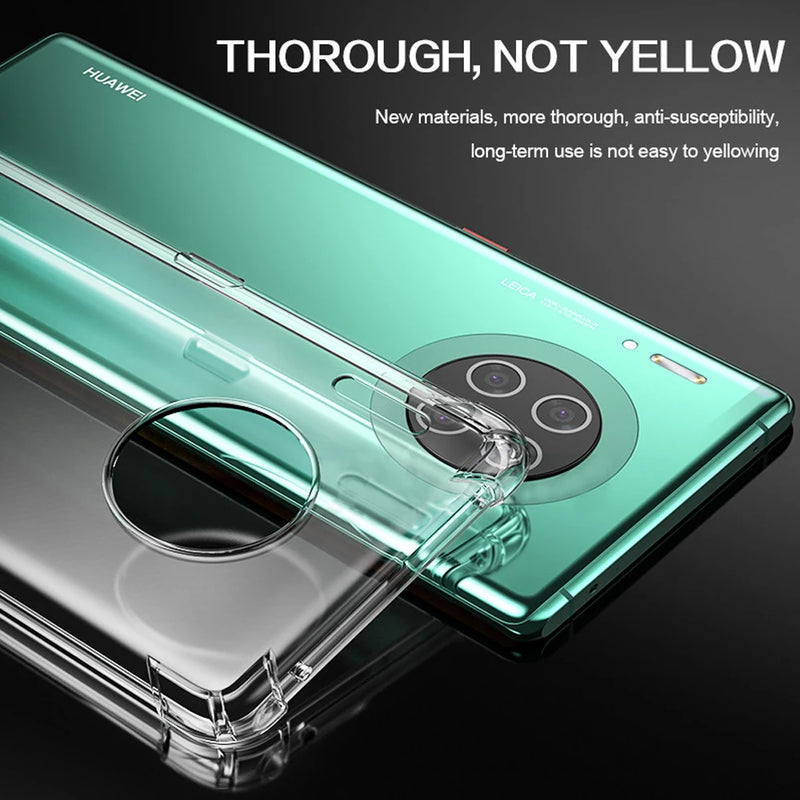 covers phone bag case for huawei mate 30 pro mate 20 lite bumper mobile phone accessories silicone shockproof coque fitted cases